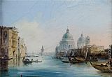 Edward Pritchett A Busy Day - Venice painting